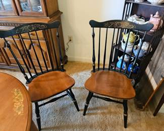HITCHCOCK SPINDLE CHAIRS