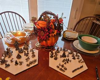MINIATURE PEWTER FIGURES