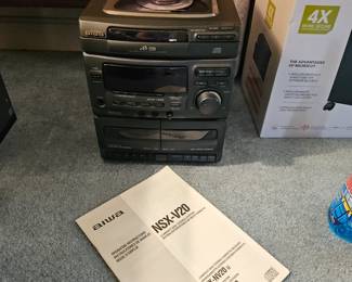 AIWA CD & CASSETTE PLAYER