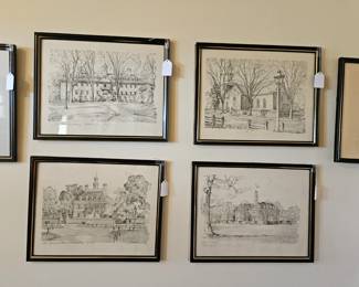 WILLIAMSBURG PRINTS BY C. OVERLY