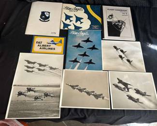 PR223Vintage blue angels memorabilia
