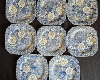 PR129Vintage Tiffany and Co, Johnson Brothers Liberty Plates