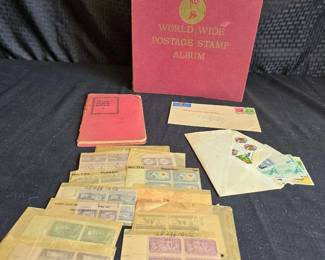 PR159Worldwide postage stamp album