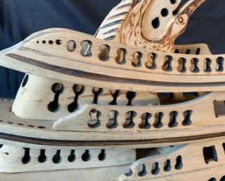 PR109Hand Carved Slow Boat