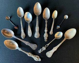 PR203VSterling And Special Spoons