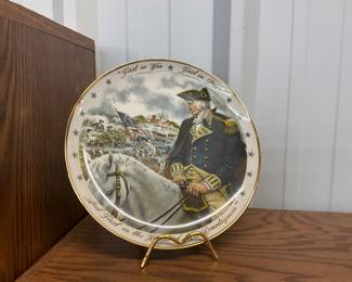 Bicentennial Ridgewood George Washington Plate
