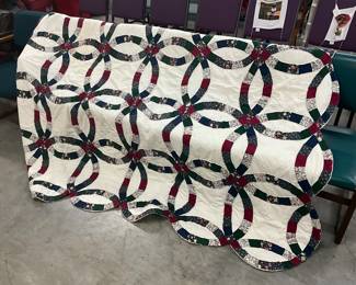 Double Wedding Ring Quilt