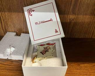 M.J.. Hummel Danbury Mint Porcelain Christmas Ornament