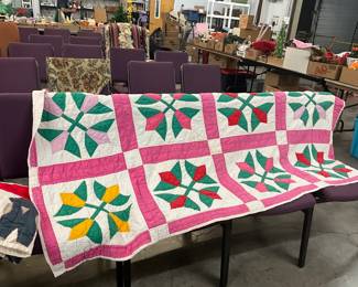 "Christmas Cactus" Pattern Quilt