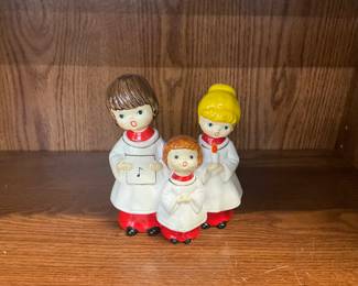 Ceramic Carolers Figurine