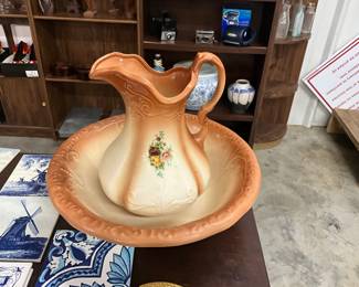 Ironstone Wash Basin & Pitcher