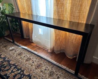 Custom metal sofa table. Very heavy.