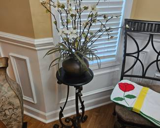 Beautiful arrangement and stand