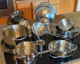 Revere Pro Line pots and pans, when your regular RevereWare just isn't up to all the al dente pasta you're planning to dig into.