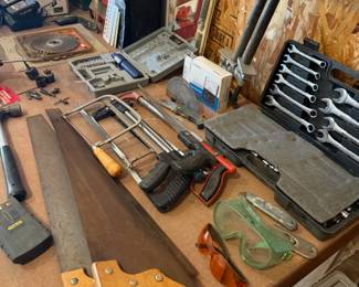 Tons and tons of hand tools.