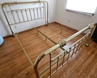 Lot #148 - California King Brass Bed Frame