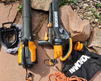 Lot #285 - Worx All-in-One Blow/Vac/Mulch, Plus Leaf Blower
