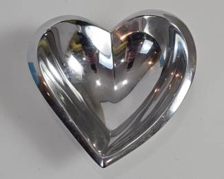 Lot #175 - Nambe Amore Mini Alloy Heart Bowl