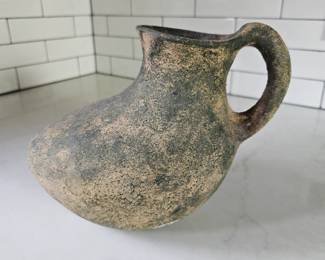 Lot #95 - Decorative Earthenware Pouring Vessel Jug