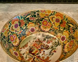 Chinese Satsuma Style Porcelain Bowl