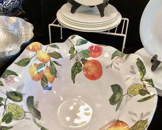 Nicole Miller Melamine Serving Bowl