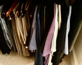 Slacks and Casual Shirts