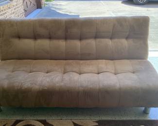Futon sofa and loveseat