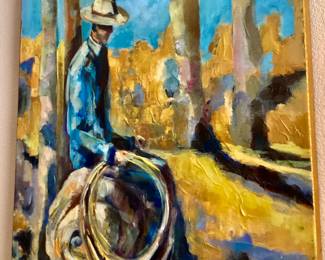 Signed oil painting Belinda Bell