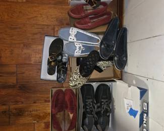 Several pairs of shoes