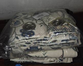 New Fabric Curtains with floral patterns 