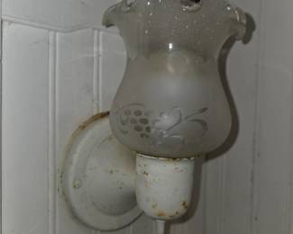 And antique light fixtures