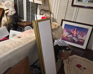 Everything goes! Including the blinds. 