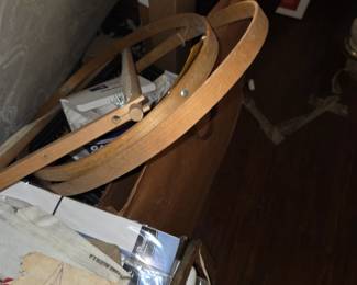 LARGE Wood hoops for Needlepoint Projects and other crafts