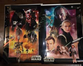 Chrome back Star Wars Posters! The "Bad Guys" and the "Good Guys"