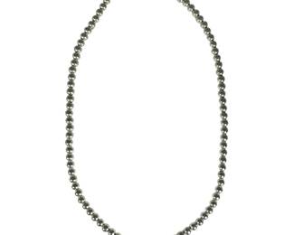 Sterling Silver Beaded Necklace