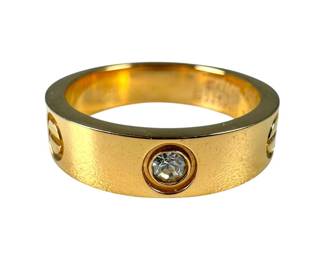 Rose Tone Fashion Screw Ring