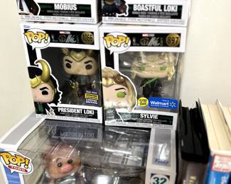 Loki Pop Figures and Smee