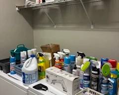 laundry and cleaning supplies