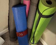 Yoga matts and exercise equipment