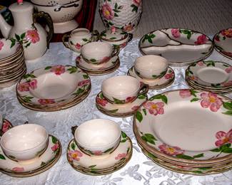 Table of Franciscan Desert Rose