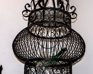 Wrought Iron Birdcage