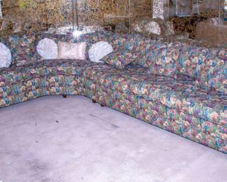 Floral Corner Sofa
