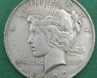 1923 Peace Silver Dollar - 90% Silver