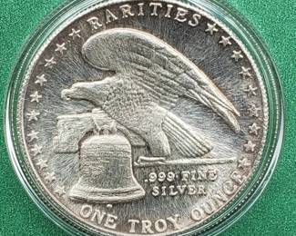 Libefrty Rareties Mint 1 toz Silver Roiund in Airtite