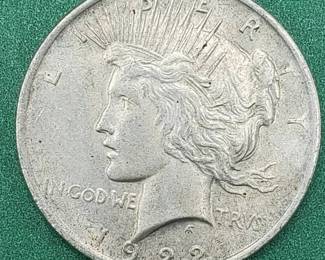 1922 Peace Silver Dollar - 90% Silver
