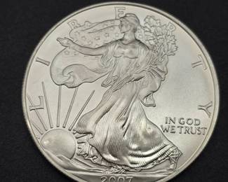 2007 American Silver Eagle .999 Coin
