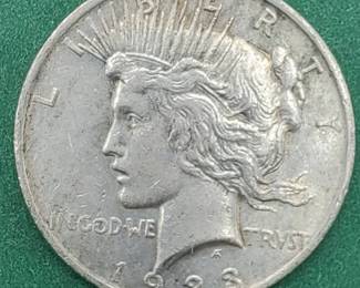 1923 Peace Silver Dollar - 90% Silver