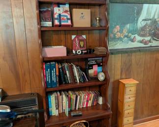 Bookcase/ books