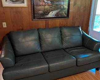 Leather sofa