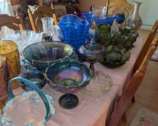 Vintage Fenton basket